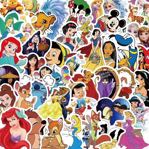 Other - $2  - Princess stickers 25 at random. $2 WITH ANY $10 ORDER OR MORE